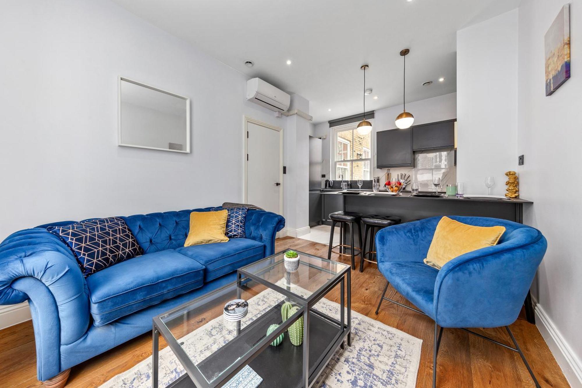 Stylish 2 Bedroom Apartment In Westminster Sleeps 5 With Ac Лондон Экстерьер фото