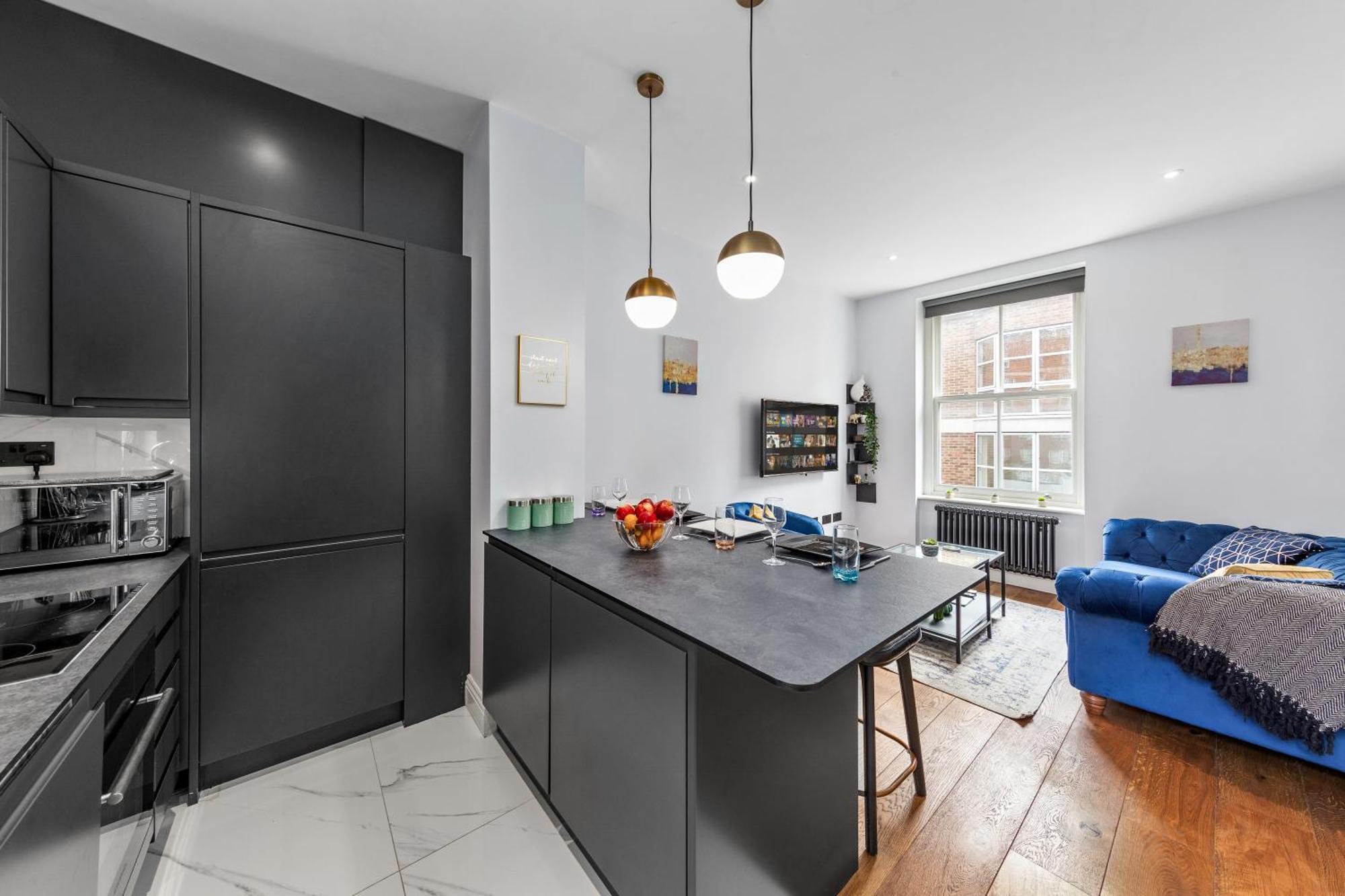 Stylish 2 Bedroom Apartment In Westminster Sleeps 5 With Ac Лондон Экстерьер фото