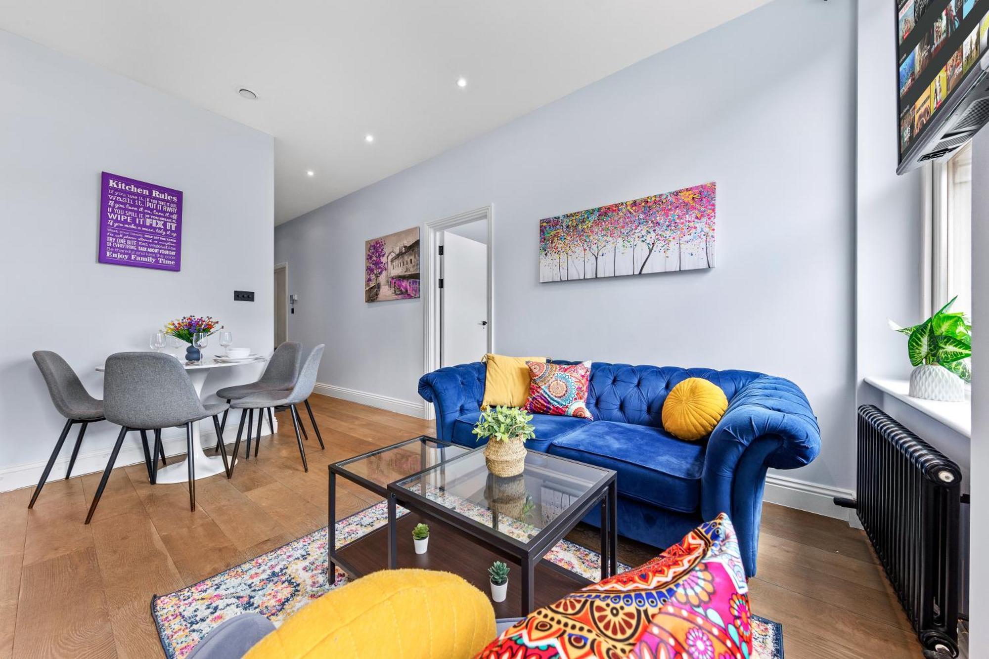 Stylish 2 Bedroom Apartment In Westminster Sleeps 5 With Ac Лондон Экстерьер фото